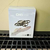 Front of retail box showing model information