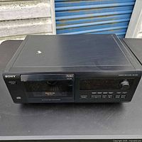 Front view of Sony CDP-CX50 changer showing overall condition