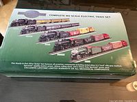 Front of sealed Bachmann HO Scale Electric Train Set box