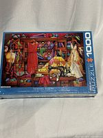Front view of sealed Eurographics Sewing Room 1000-piece puzzle box