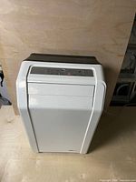 Front view of UberHaus portable AC showing control panel and vent panel