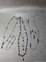 Full view of all jewellery pieces laid out