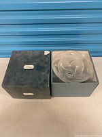 Crystal centerpiece bowl inside original box