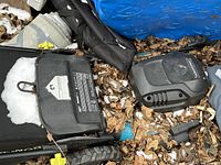 Motor housing, wheels, leaves and accessories