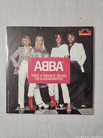 Front view of ABBA picture sleeve for Polydor 2001758 single