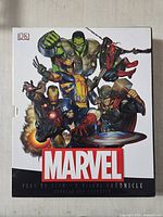 Front of slipcase with Marvel logo and character artwork