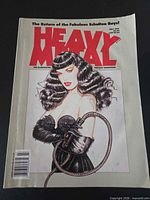 Front cover of Heavy Metal July 1991 magazine
