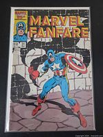 Front cover full view of Marvel Fanfare #31 in protective sleeve