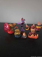 Group shot of all five Skylanders figures