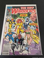 Front view of bagged and boarded comic showing full cover art