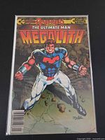 Front cover of Revengers Featuring Megalith #1 in bag and board