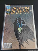 Front cover of Detective Comics #632 in bag and board