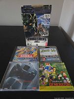 Group shot showing all five items