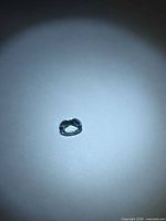 Top view of loose oval aquamarine