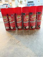 Front view of seven Viper coil cleaner cans showing branding and quantity