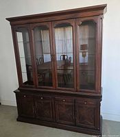 Full view of china cabinet front
