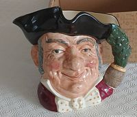 Front three-quarter view of Royal Doulton Mine Host character jug