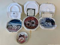 All four plates with COAs and packaging