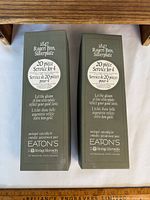Two Eaton’s Heritage Silversmiths 20-piece service boxes