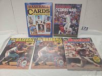 Front covers of all five publications