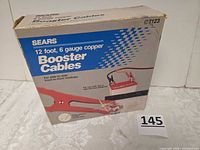 Front of Sears box showing product details