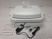 Complete skillet set with lid, probe cord, manual