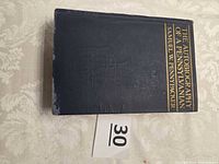 Front cover showing title and author in gilt on blue cloth