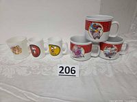 All six mugs grouped