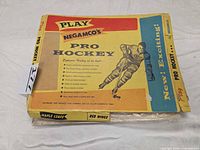Box top of Negamco's Pro Hockey board game