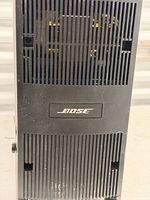 Front view showing Bose logo and grille