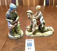 Both figurines front view