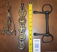 Overview of all three items next to ruler for scale