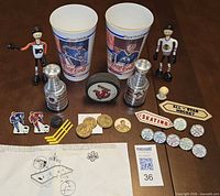 Overview of entire lot on table