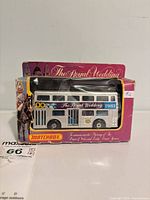 Boxed Matchbox Royal Wedding bus front view