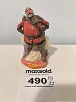 Front view of Royal Doulton Falstaff figurine