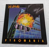 Front cover of Pyromania album
