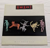 Front album cover with Bad Animals artwork