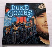 Front cover of Luke Combs Growin' Up LP