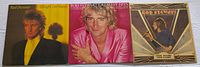 Front covers of all three Rod Stewart LPs
