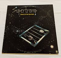 Front jacket of Supertramp Crime of the Century LP