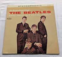 Front jacket showing title, catalog number SR 1062