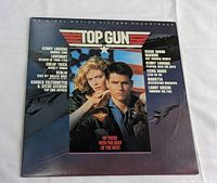 Front cover of Top Gun soundtrack LP