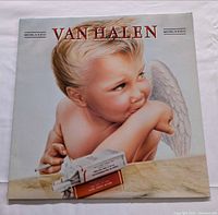 Front of Van Halen 1984 album jacket showing cherub artwork