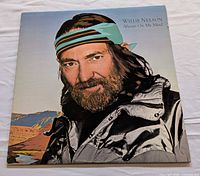 Front album cover featuring Willie Nelson portrait
