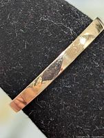 Close view of ring edge showing polished finish