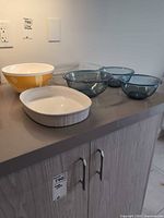 All six items on counter