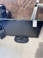 Front view of ViewSonic monitor on stand