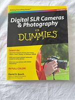 Front cover of Digital SLR Cameras & Photography For Dummies book