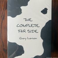 Front of sealed slipcase showing title The Complete Far Side by Gary Larson