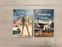 Front covers of both season box sets